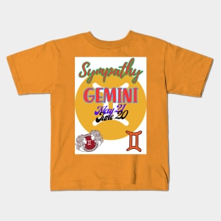 Astrology signs Gemini symbols Kids T-Shirt